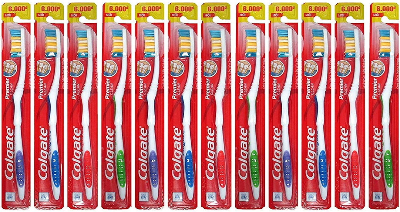 Colgate Premier Clean Toothbrushes, 12-Pack, 12 ct