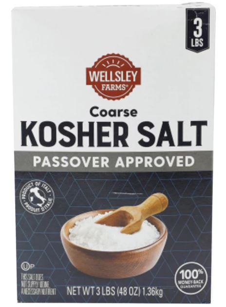 Wellsey Farms Kosher Salt , 3 lbs