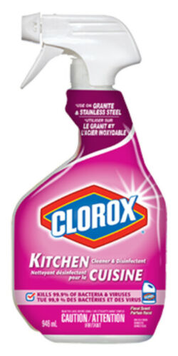 Clorox Kitchen Cleaner & Disinfectant Spray, 32 oz