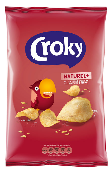 Croky Naturel Potato Chips, 200 gr