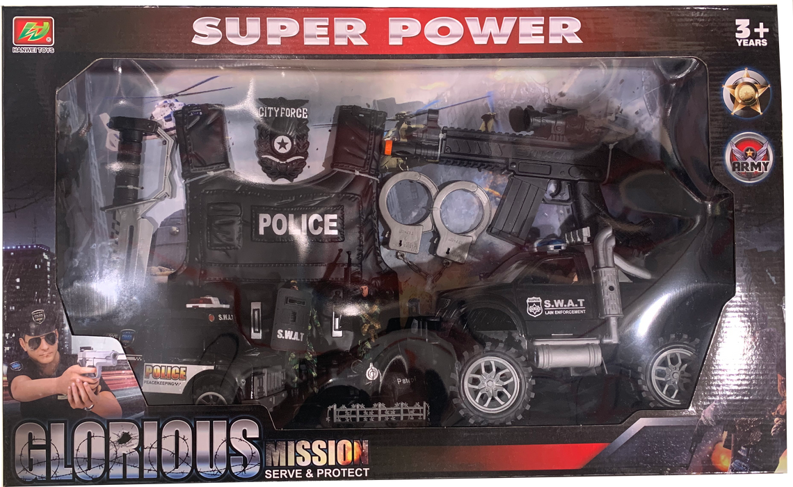 Super Power Glorious Mission Police Toy Set, 1 ct