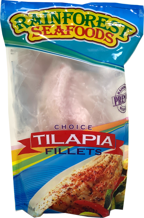 Rainforest Seafoods Tilapia Fillets, 1 lbs