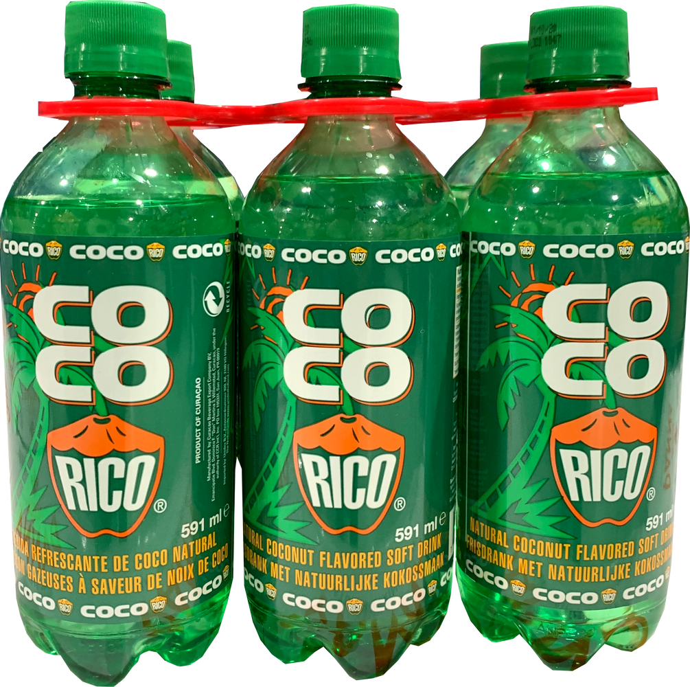 Coco Rico Bottle, 6-Pack, 6 x 20 oz