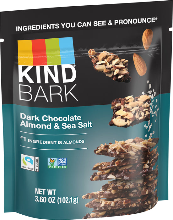 Kind Bark Dark Chocolate Almond & Sea Salt , 3.6 oz