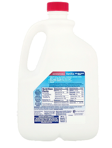 Blue Diamond Almond Breeze Unsweeted Vanilla Milk , 96 oz