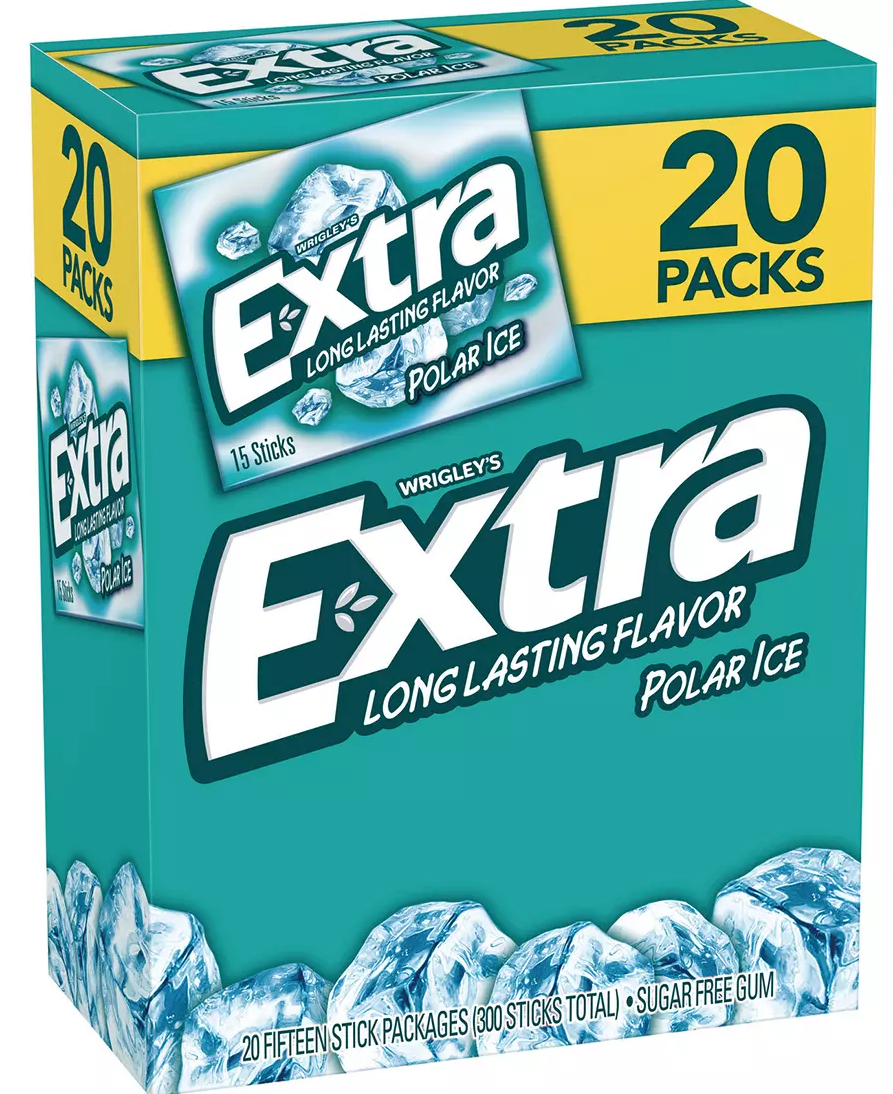 Extra Polar Ice Chewing Gum, 20-Pack , 20 ct — Goisco.com