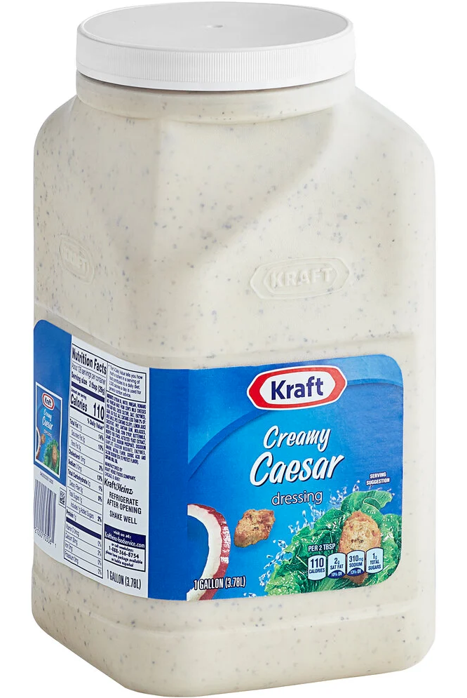 Kraft Creamy Ceasar Dressing , 1 gal —