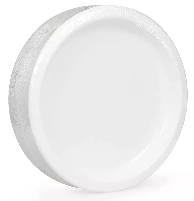 Berkley Jensen Premium White Paper Plates, 100 x 10.25 in