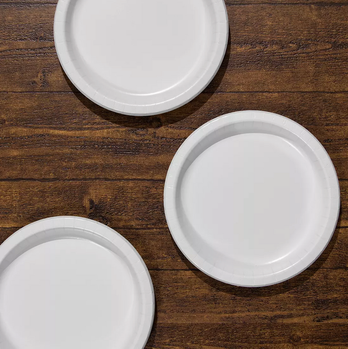 Berkley Jensen Premium White Paper Plates, 100 x 10.25 in