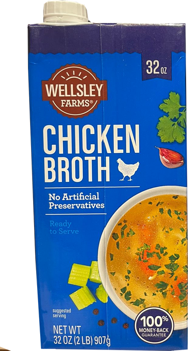 Wellsley Farms Chicken Broth , 32 oz