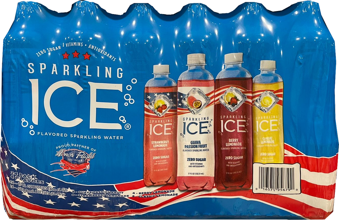 Sparkling Ice Flavored Sparkling Water, Variety Pack , 24 x 17 oz