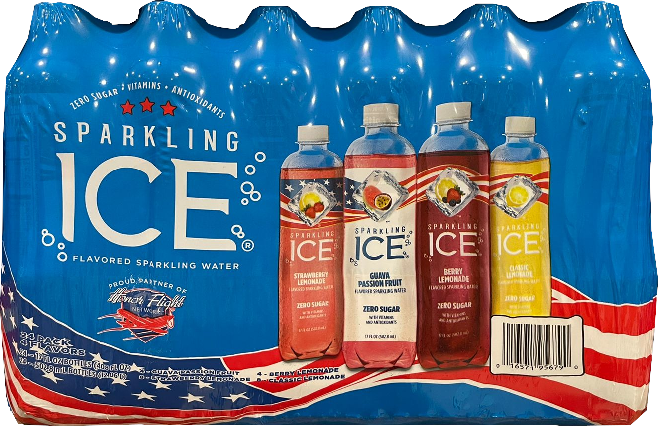 Sparkling Ice Flavored Sparkling Water, Variety Pack , 24 x 17 oz