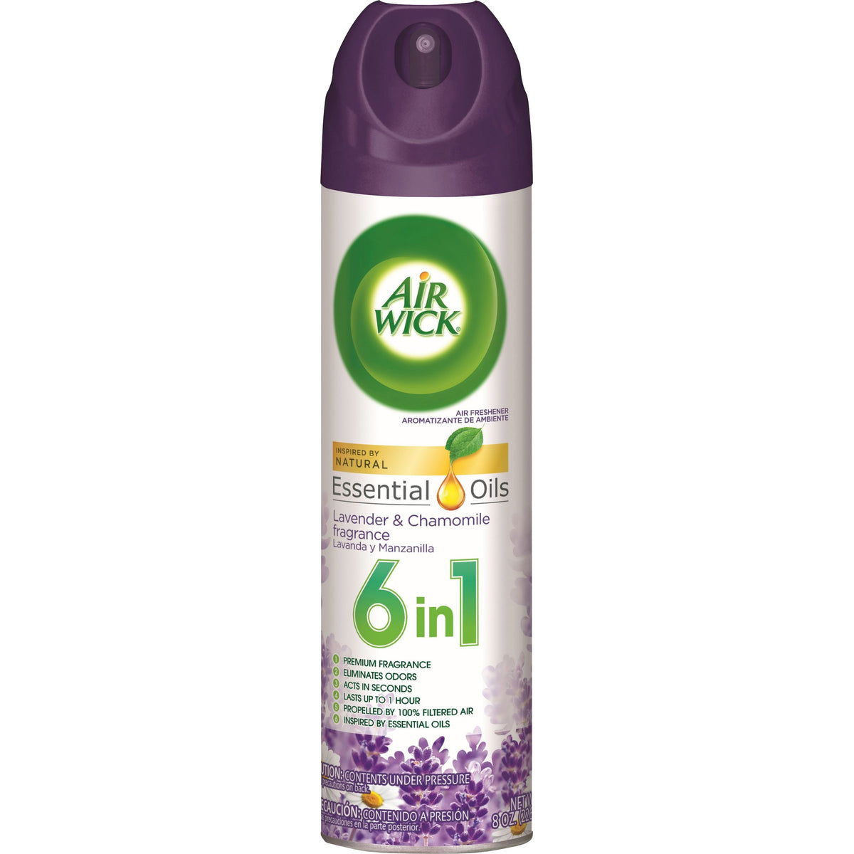 Air Wick 6 in 1 Air Freshener, Essential Oils, Lavender & Chamomile, 8