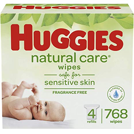 Huggies Natural Care Unscented Baby Wipes, 768 ct —