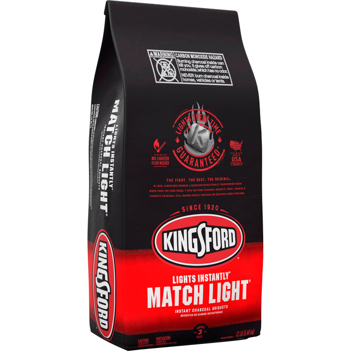 Kingsford Match Light Instant Charcoal Briquets,  12 lbs