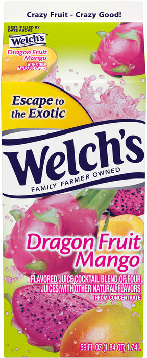 Welch's Cocktail Blend Dragon Fruit Mango Fruit Juice , 59 oz