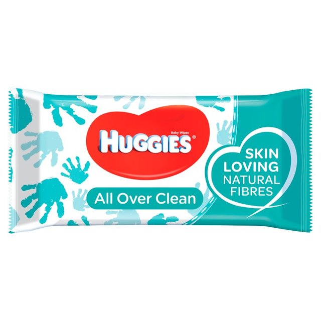 Huggies Baby Wipes, All Over Clean, 56 ct