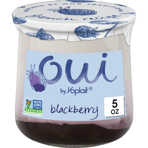 Yoplait Oui Blackberry French Style Yogurt, 5 oz